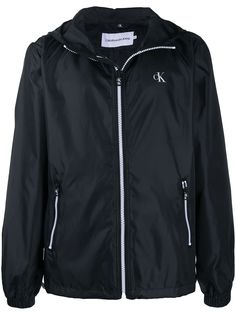 Calvin Klein Jeans logo printed rain jacket