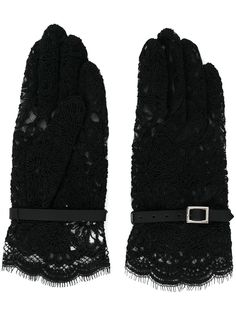 Comme Des Garçons Noir Kei Ninomiya кружевные перчатки