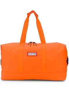 Hunter logo duffle bag