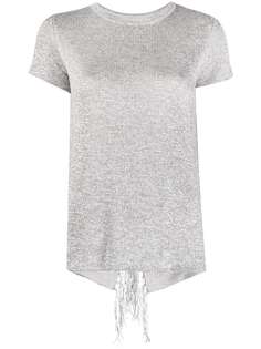 Dondup metallic threading top