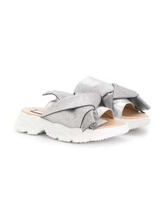 Nº21 TEEN glitter slides