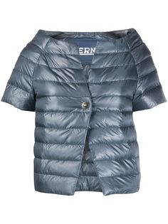 Herno short-sleeved padded jacket