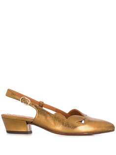 Chie Mihara Rune asymmetric sling-back pumps