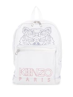 Kenzo Tiger transparent mesh backpack