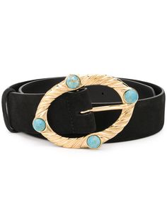 Alberta Ferretti embellished buckle belt