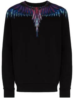 Marcelo Burlon County Of Milan sharp wings print cotton sweatshirt