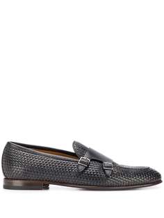 Silvano Sassetti woven buckle detail monk shoes