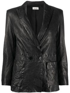 Zadig&Voltaire двубортный блейзер Visko