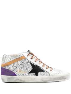 Golden Goose кеды Mid Star с блестками