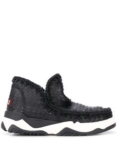 Mou Eskimo textured ankle boots
