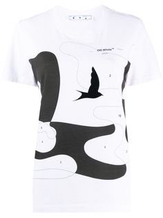 Off-White CLOUDS ALLOVER WHITE BLACK