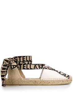 Stella McCartney logo lace-up espadrilles
