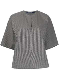 Sofie Dhoore Banpo checked cotton blouse
