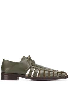 Martine Rose cut-out lace-up derby shoes