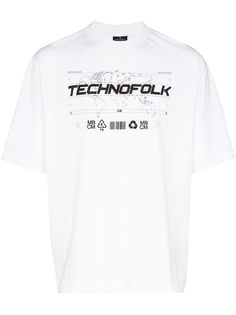 Marcelo Burlon County Of Milan Technofolk cotton T-shirt