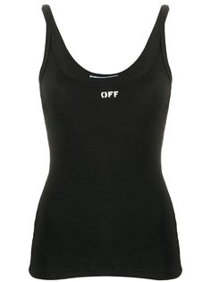 Off-White топ Wifebeater