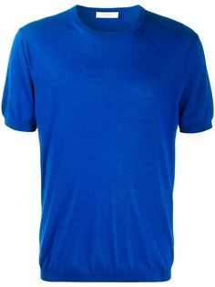 Cruciani short-sleeve fine knit jumper