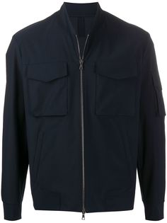 Harris Wharf London zipped lightweight jacket