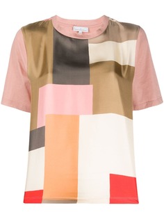 Pierre-Louis Mascia patchwork geometric-print T-shirt