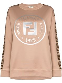 Fendi Roma logo tape sweatshirt