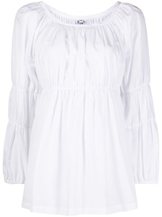 Comme Des Garçons Comme Des Garçons ruched sleeve blouse