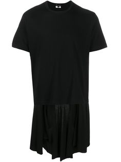 Comme Des Garçons Homme Plus футболка с асимметричным подолом