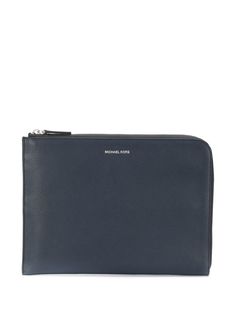 Michael Kors Collection logo clutch bag