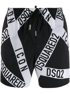 Dsquared2 плавки-шорты с логотипом