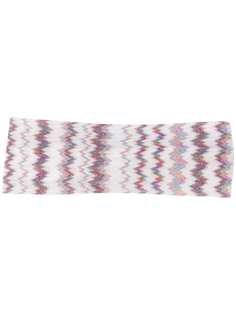 Missoni Mare Sash zigzag-print headband