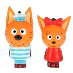 Игрушка пластизоль для ванны "Три Кота. Карамелька и Коржик" Капитошка