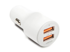 Зарядное устройство Liberty Project Barrel Series 2xUSB QC 3.0 White 0L-00042289