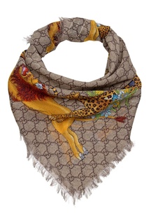 Хлопковый платок Gucci