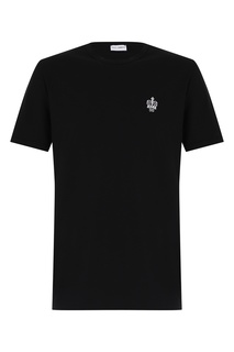 Черная футболка из трикотажа Dolce & Gabbana
