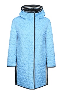 Голубое стеганое пальто Ermanno Scervino