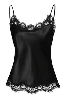 Атласный шелковый топ Ermanno Scervino