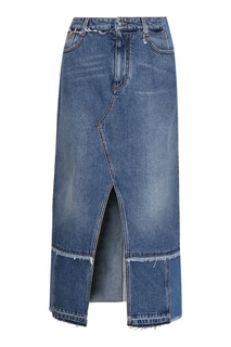 Синяя джинсовая юбка Ermanno Scervino