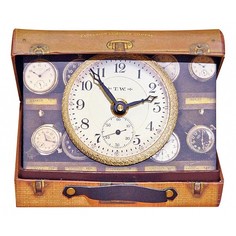 Настольные часы (10x14 см) Suitcase BCSC2S Timeworks