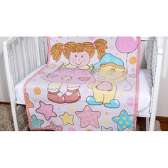 Одеяло детское Девочка и мишка Baby Nice