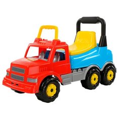 Каталка-толокар Wader Буран №2 (43801) красный/голубой