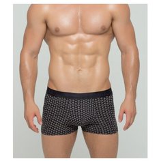 Salvador Dali Трусы боксеры с ромбовидным узором, размер M, черный