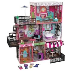 KidKraft Бруклинский Лофт 65922, розовый/фиолетовый/белый