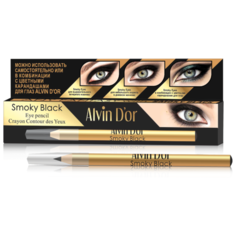 Alvin Dor Карандаш для глаз Smoky Black P-18, оттенок black