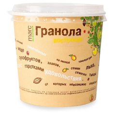 Гранола Marc 100% натурально с курагой, стакан, 60 г