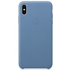 Чехол Apple кожаный для Apple iPhone XS Max синие сумерки