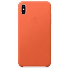 Чехол Apple кожаный для Apple iPhone XS Max теплый закат