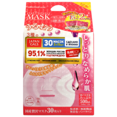 Japan Gals маска Pure5 Essence Tamarind с тамариндом и плацентой, 30 шт.