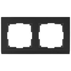 Рамка 2п Werkel WL04-Frame-02, черный