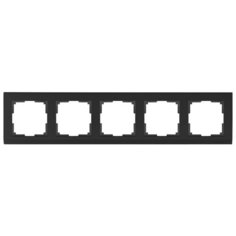 Рамка 5п Werkel WL04-Frame-05, черный