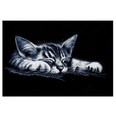 Hobby & Pro Набор для вышивания Мой котёнок 36 х 18 см (958)