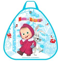 Ледянка 1 TOY Маша и Медведь (Т10661) голубой